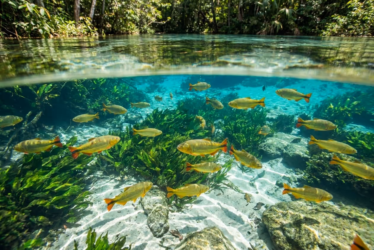 Aquário Natural em bonito