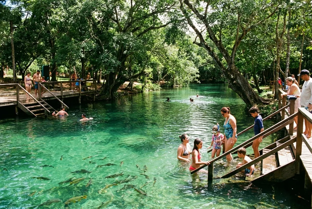 Balneário Municipal em bonito