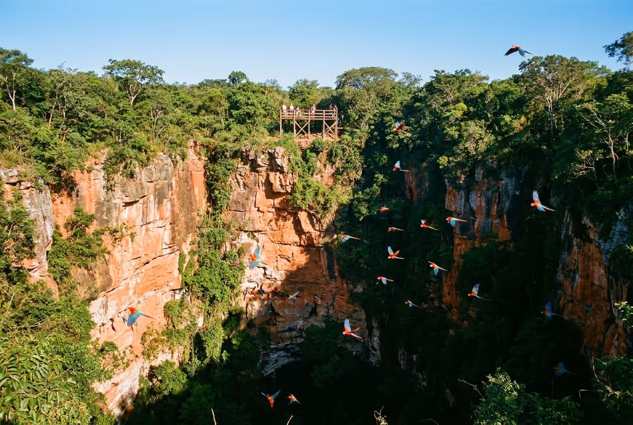 Buraco das Araras em bonito