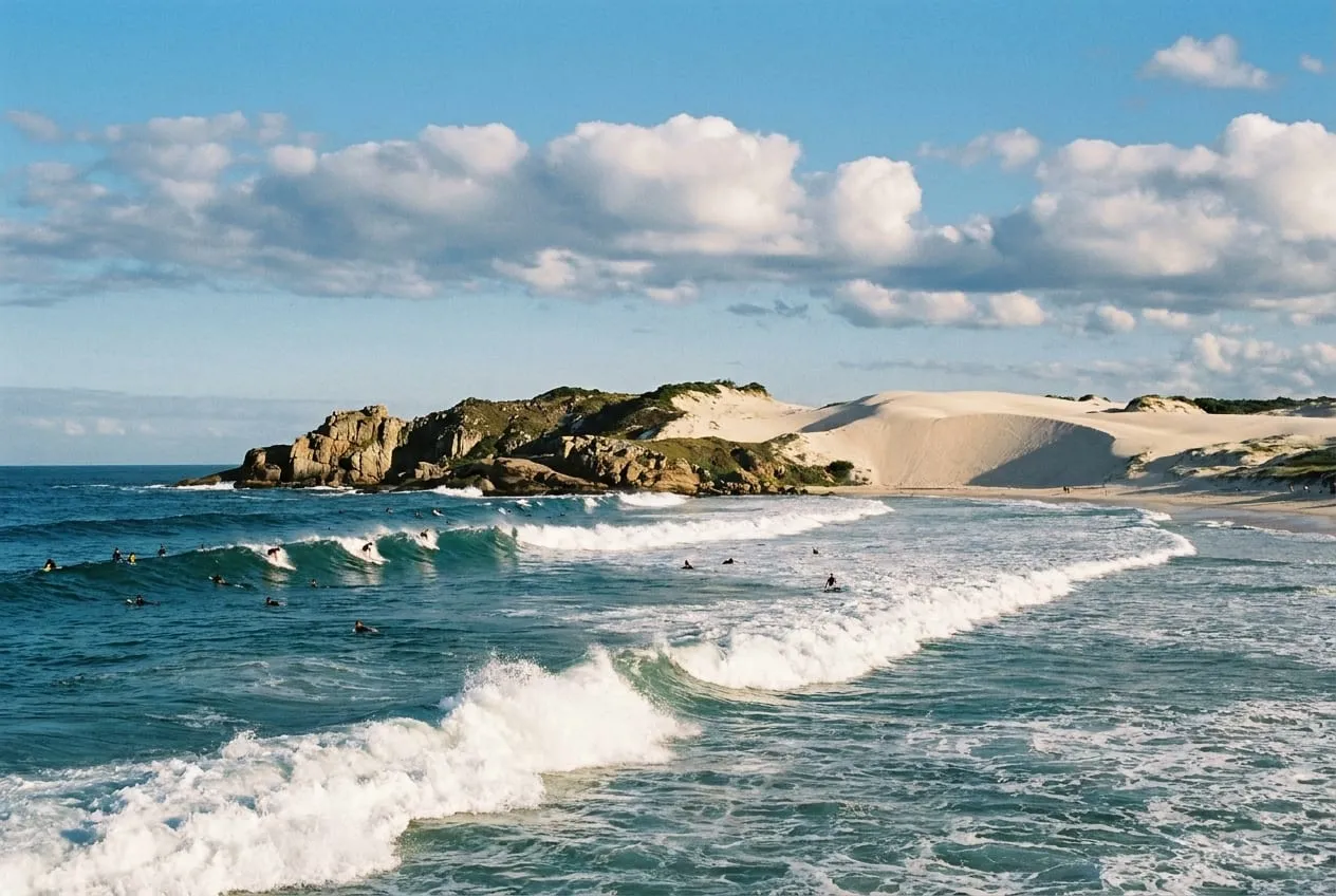 Praia da Joaquina em florianopolis