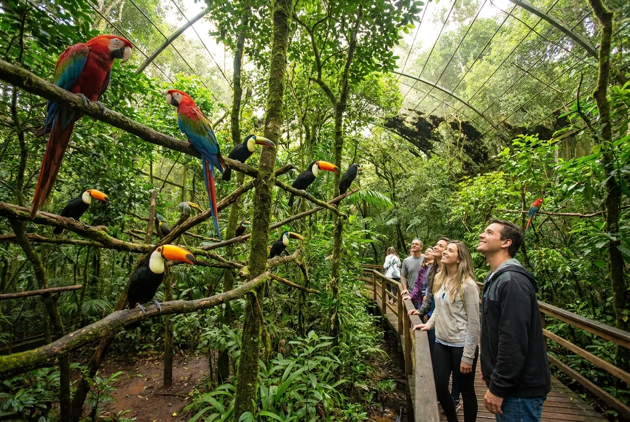 Parque das Aves em foz do iguacu