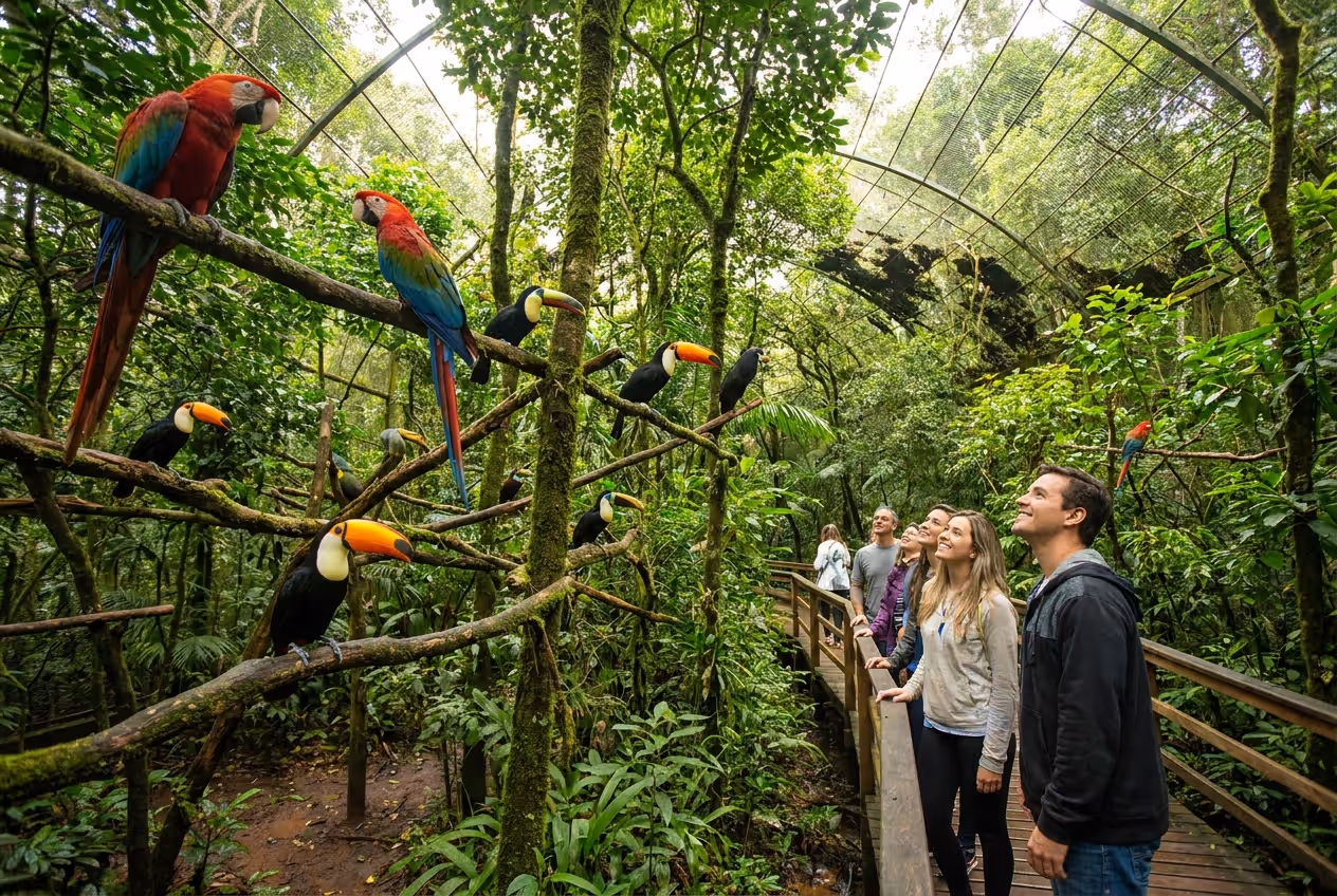 Parque das Aves em foz do iguacu