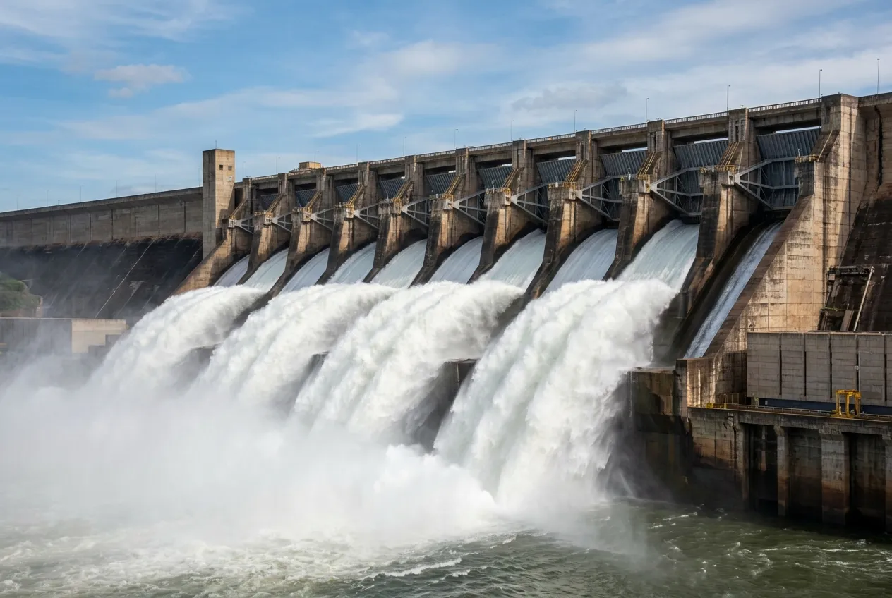 Usina de Itaipu em foz do iguacu