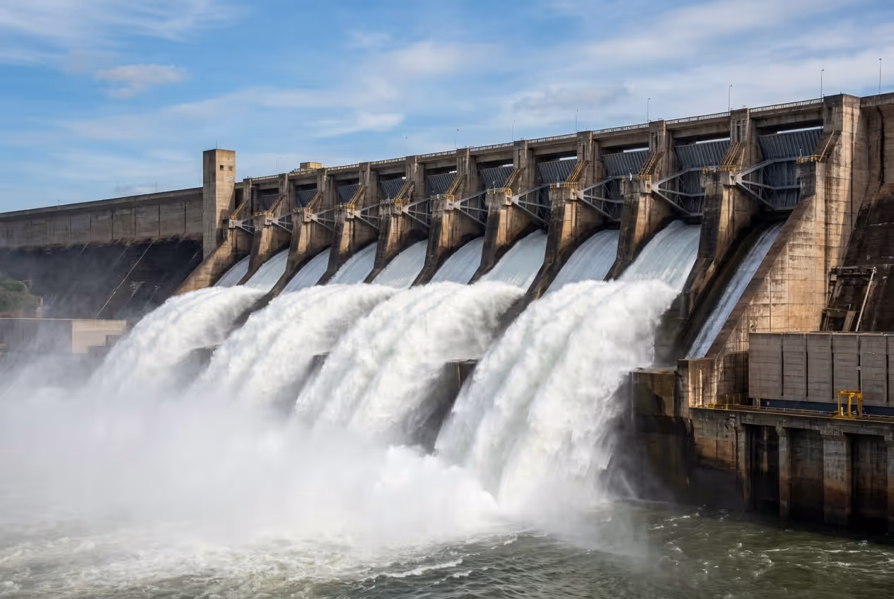 Usina de Itaipu em foz do iguacu