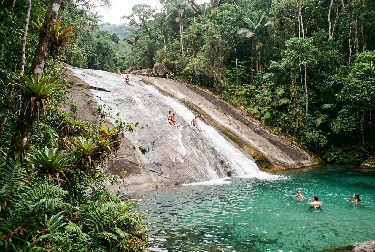 Cachoeira do Tobogã em paraty