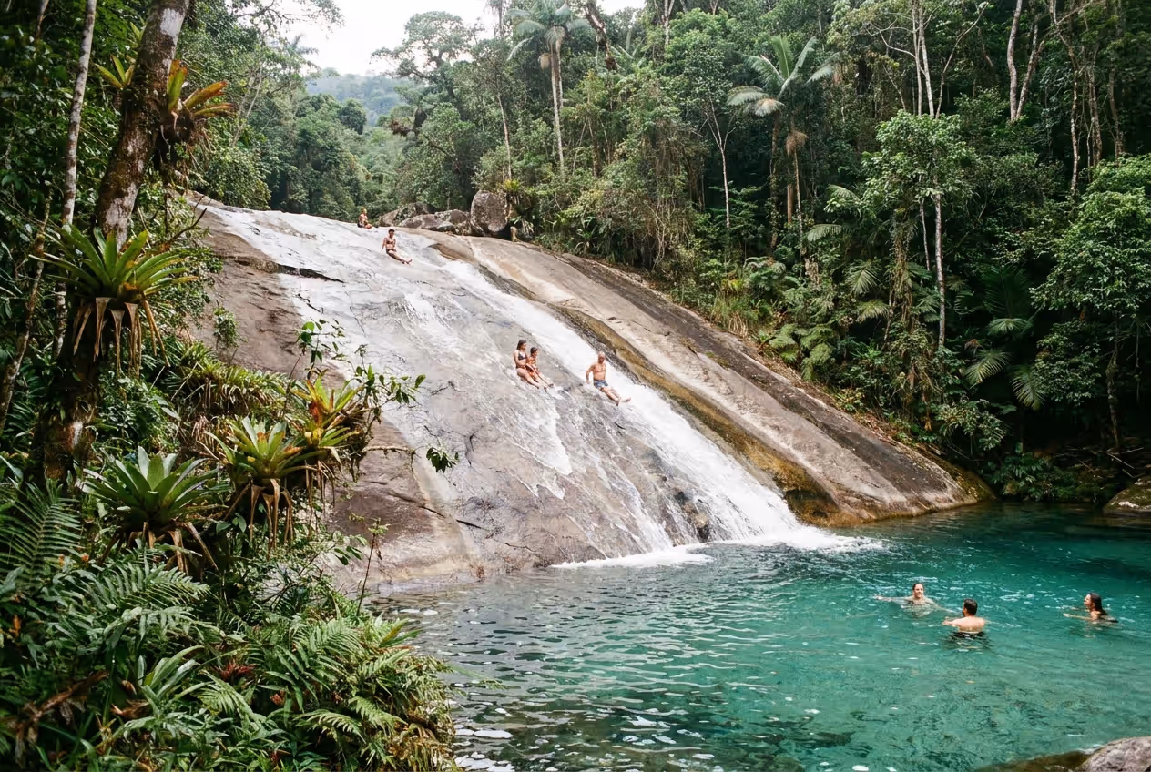Cachoeira do Tobogã em paraty